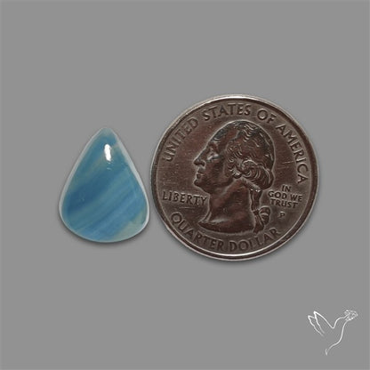 Aquatine Lemurian Calcite Cabochon