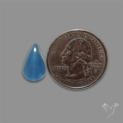 Aquatine Lemurian Calcite Cabochon
