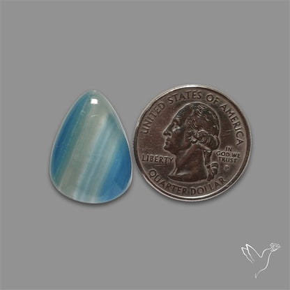 Aquatine Lemurian Calcite Cabochon