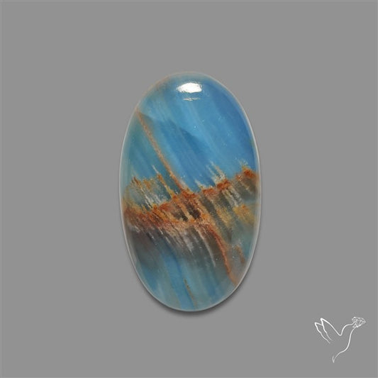 Aquatine Lemurian Calcite Cabochon