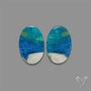 Shattuckite with Azurite Pair