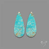 Number 8 Mines Turquoise Pair