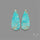Number 8 Mines Turquoise Pair