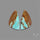 Number 8 Mines Turquoise Pair