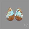 Number 8 Mines Turquoise Pair