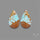 Number 8 Mines Turquoise Pair