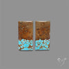 Number 8 Mines Turquoise Pair