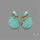 Number 8 Mines Turquoise Pair
