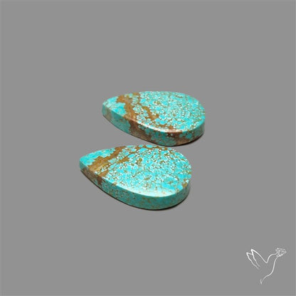 Number 8 Mines Turquoise Pair