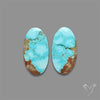 Number 8 Mines Turquoise Pair