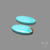 Number 8 Mines Turquoise Pair