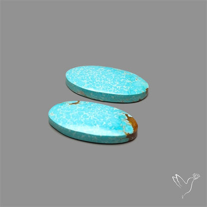 Number 8 Mines Turquoise Pair