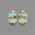 Number 8 Mines Turquoise Pair