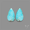 Number 8 Mines Turquoise Pair