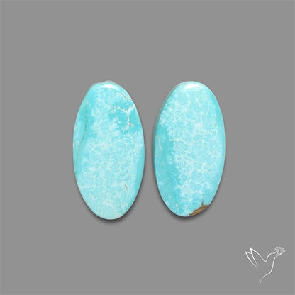 Number 8 Mines Turquoise Pair