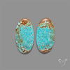 Number 8 Mines Turquoise Pair