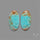 Number 8 Mines Turquoise Pair