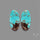 Number 8 Mines Turquoise Pair