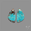 Number 8 Mines Turquoise Pair
