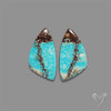 Number 8 Mines Turquoise Pair