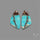 Number 8 Mines Turquoise Pair