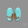 Number 8 Mines Turquoise Pair