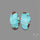 Number 8 Mines Turquoise Pair