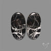 Large White Buffalo Turquoise Pair