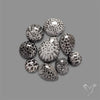 Black Fossil Coral Cabochons Lot