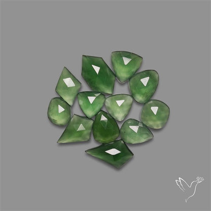 Rose Cut Gemmy Serpentine Lot