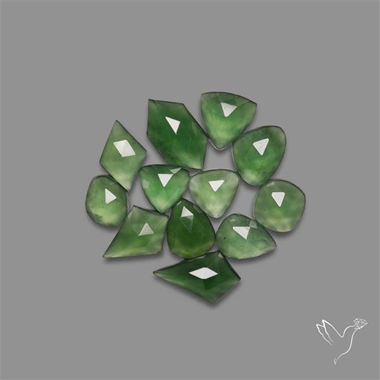 Rose Cut Gemmy Serpentine Lot