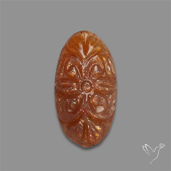 Sunstone Mughal Carving Meteor Shower Sunstone