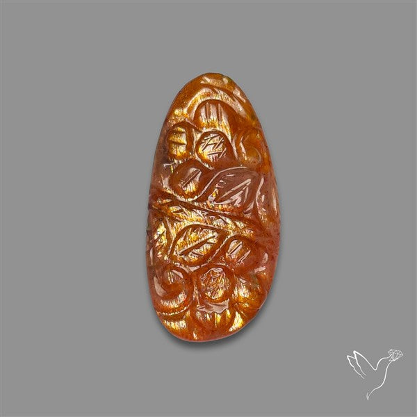 Sunstone Mughal Carving Meteor Shower Sunstone