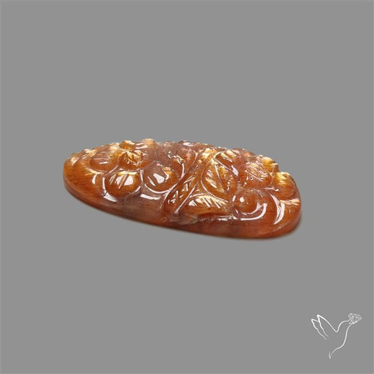 Sunstone Mughal Carving Meteor Shower Sunstone