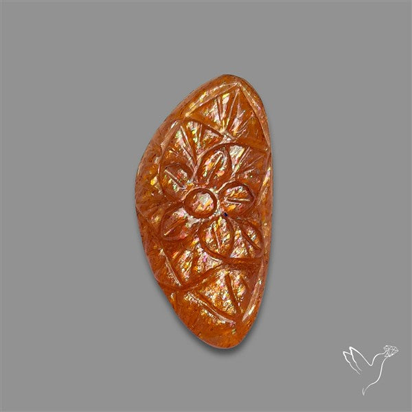 Sunstone Mughal Carving Meteor Shower Sunstone