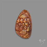 Sunstone Mughal Carving Meteor Shower Sunstone