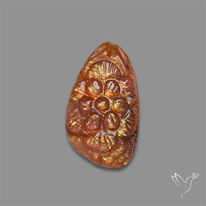 Sunstone Mughal Carving Meteor Shower Sunstone