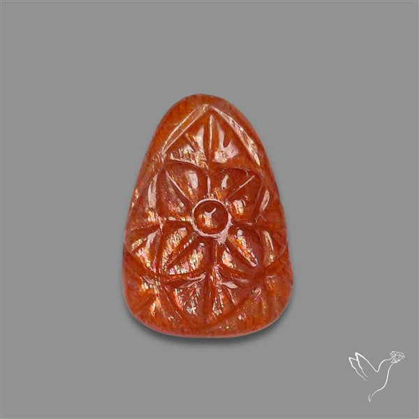 Sunstone Mughal Carving Meteor Shower Sunstone