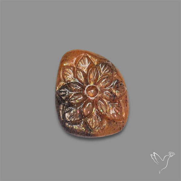 Sunstone Mughal Carving Meteor Shower Sunstone