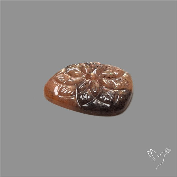 Sunstone Mughal Carving Meteor Shower Sunstone