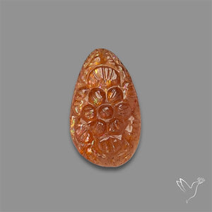 Sunstone Mughal Carving Meteor Shower Sunstone