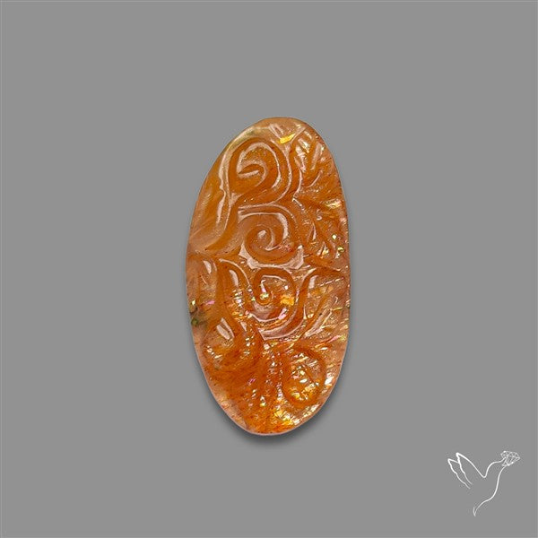 Sunstone Mughal Carving Meteor Shower Sunstone