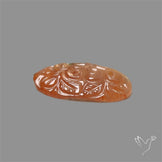 Sunstone Mughal Carving Meteor Shower Sunstone