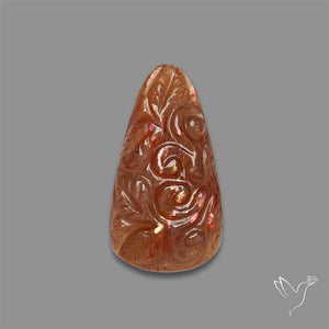 Sunstone Mughal Carving Meteor Shower Sunstone