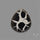 Black Septarian Cabochon