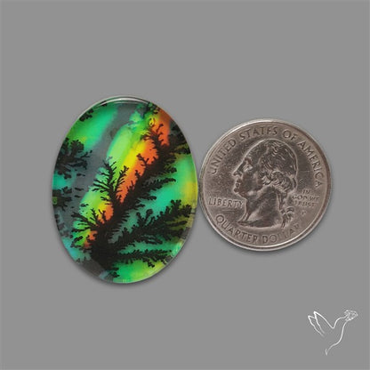 Picture Inlay Quartz Doublet (not natural patterns)