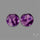 Trapiche Amethyst Pair