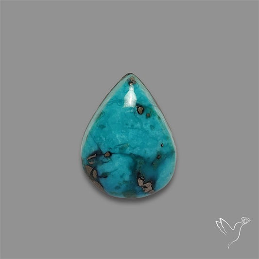 Morenci Mines Turquoise Cabochon (backed)