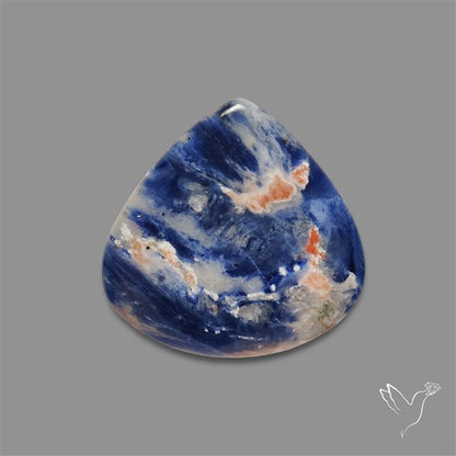 Sunset Sodalite Cabochon