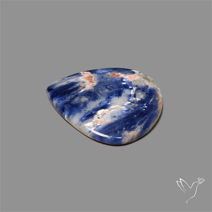 Sunset Sodalite Cabochon
